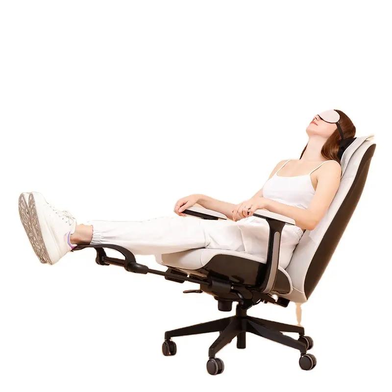 2023 New Design Wireless Office Massage Chair Full Body Leisure Shiatsu Vibration and Heating Swivel Chair With Footrest