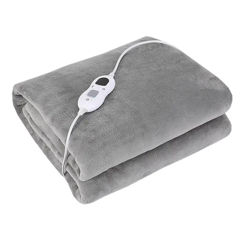 Electric Blanket Heated Throw blanket Custom warm Home Office Bed Machine Washable Electric Blanket for winter