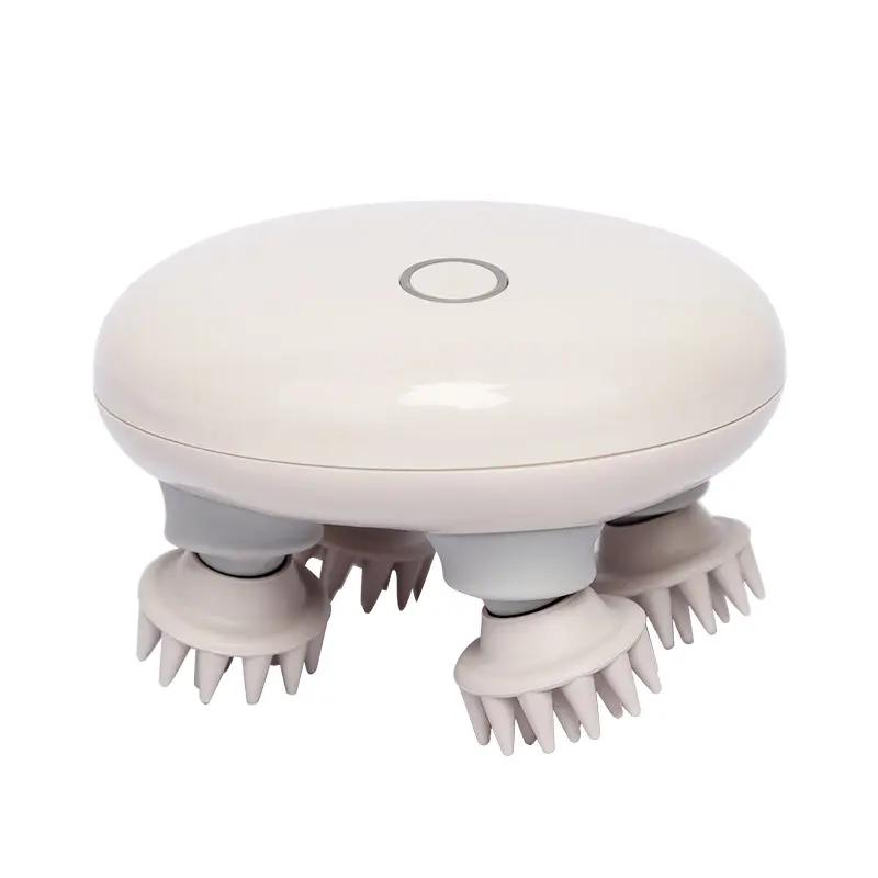 Massager Factory Wholesale Electric Waterproof Hand Finger Massaging Hair Regrowth Massage Brush Head Refreshing Scalp Massager