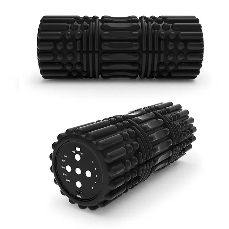 New Arrival Yoga and Fitness Massager EVA Electric Vibrating Yoga Foam Roller with Music and Speaker
