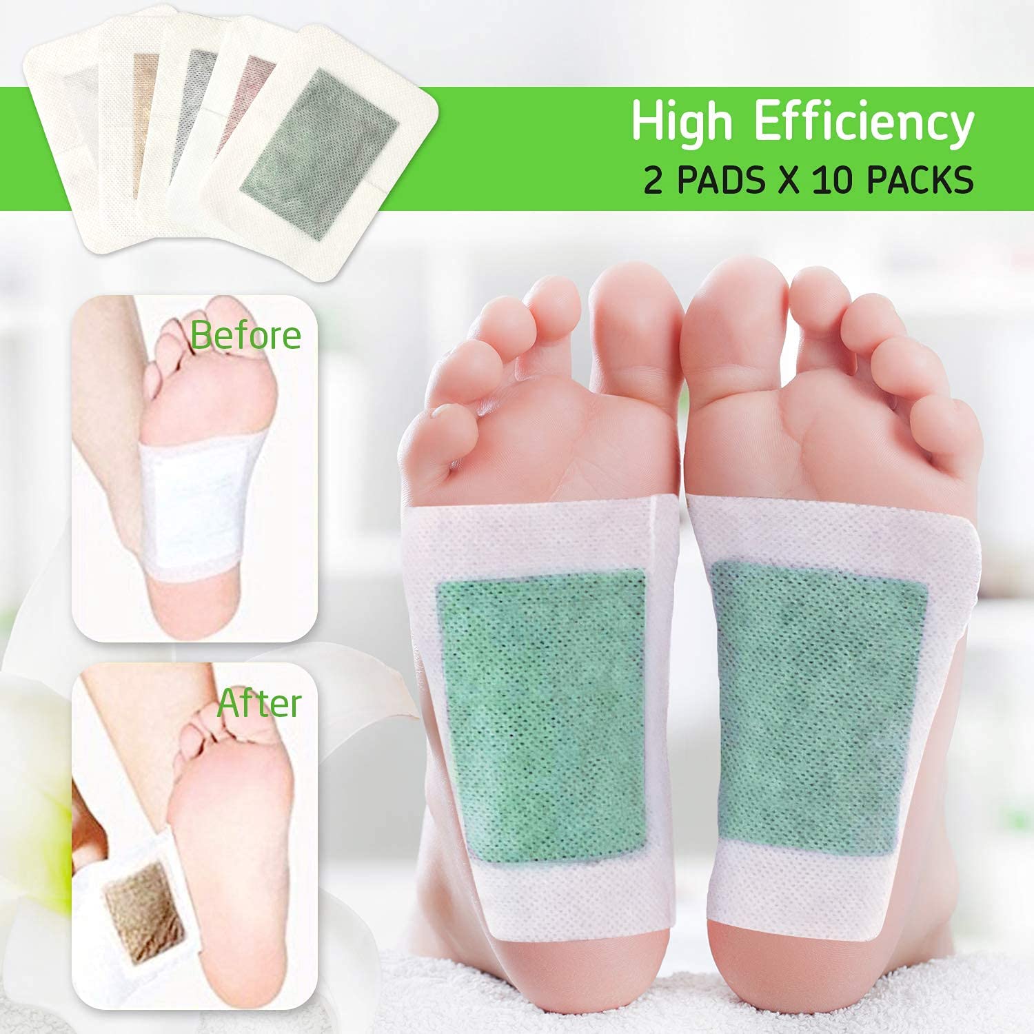 Heating Pads For Healthcare Natural Herbal Bamboo Ginger Wood Relax Detox Foot Patch